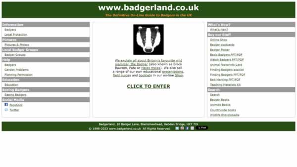 Badgerland Website