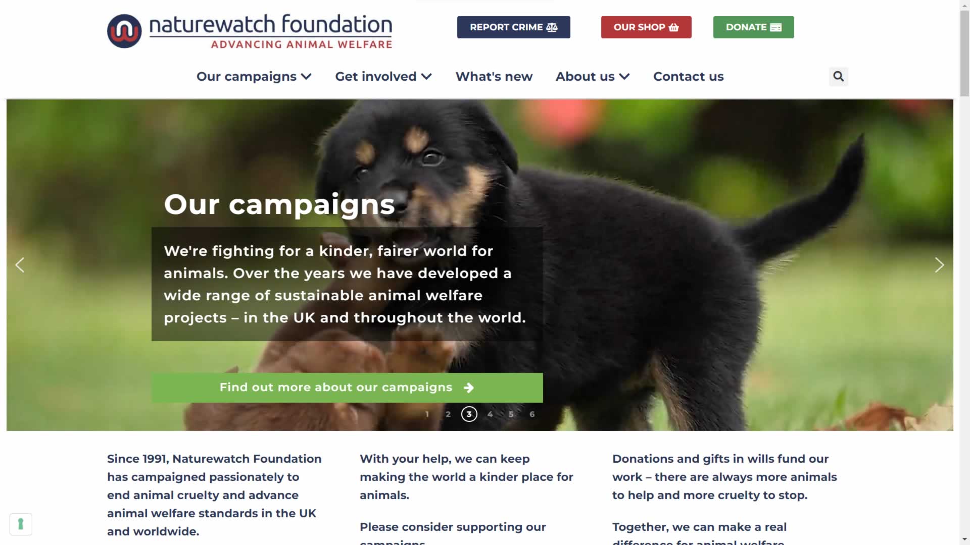 Naturewatch Website